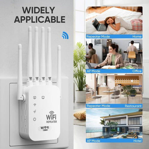 🔥Dual-Band WiFi Range Extender - Stay Connected Everywhere!