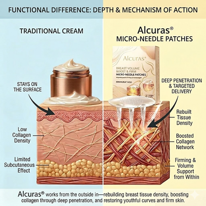 Alcuras@ Targeted Breast Enhancement Advanced Nano Microneedle Patch