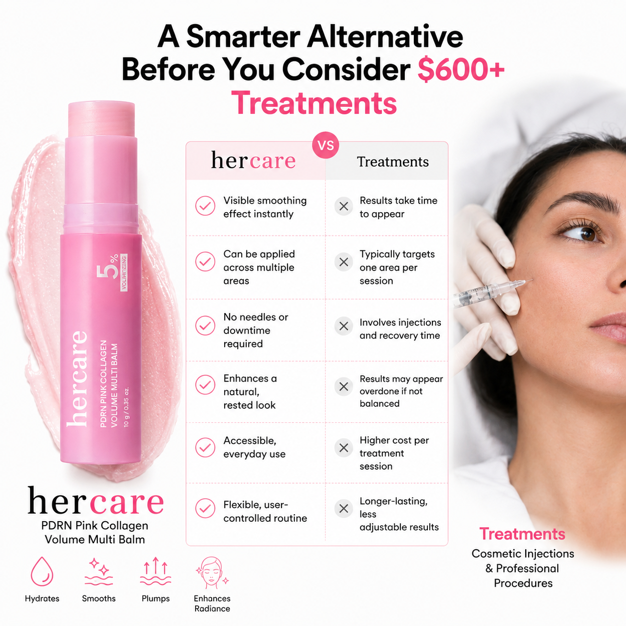 🎀Pink Collagen Volume Multi Balm🎀