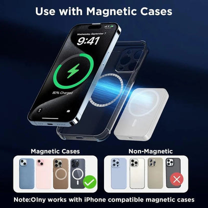 🔋 Magnetic Wireless Power Bank for iPhone