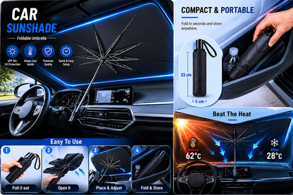 ☀️🚗 SALE 30% Multi Purpose Convenient Foldable Car Windshield Sunshades Interior Protechor Accessorie Part Auto Parasol Umbrella Front Covers