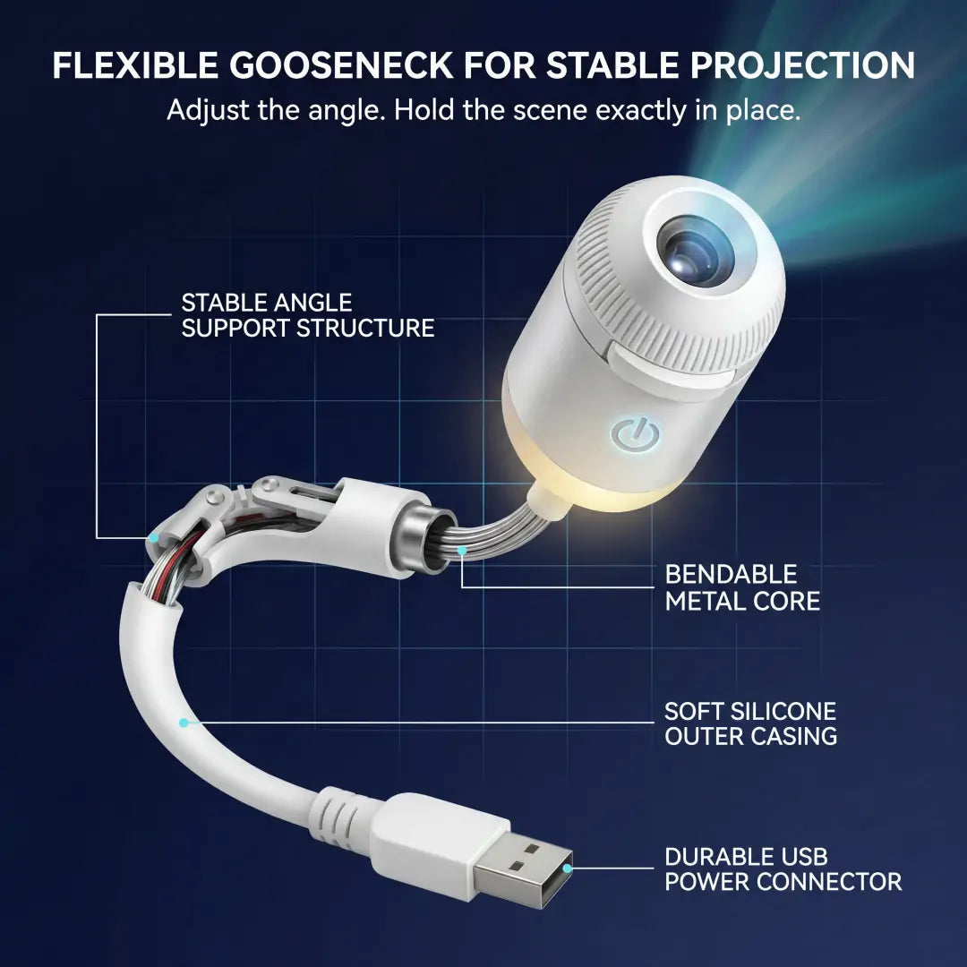 ✨Plug-&-Play HD StarProjector - 24 Galaxy,Butterfly & Ocean Scenes