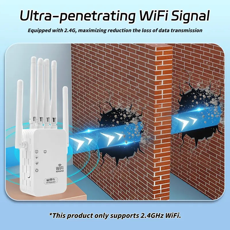 🔥Dual-Band WiFi Range Extender - Stay Connected Everywhere!