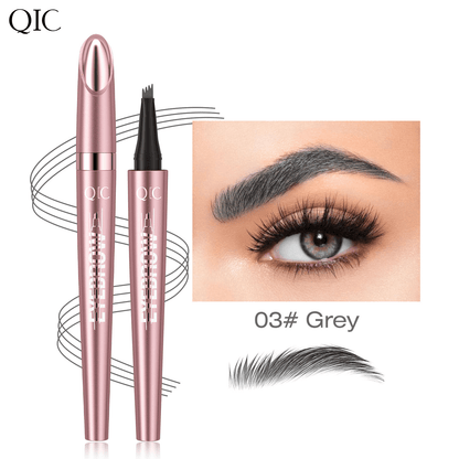 ✨Waterproof Micro-Fork Eyebrow Pencil, Long-Lasting Brow Pen for Natural Hair-Like Strokes