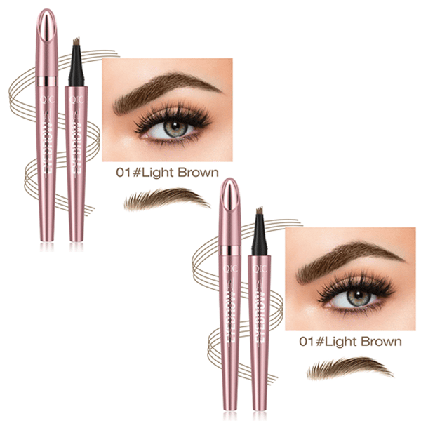 ✨Waterproof Micro-Fork Eyebrow Pencil, Long-Lasting Brow Pen for Natural Hair-Like Strokes