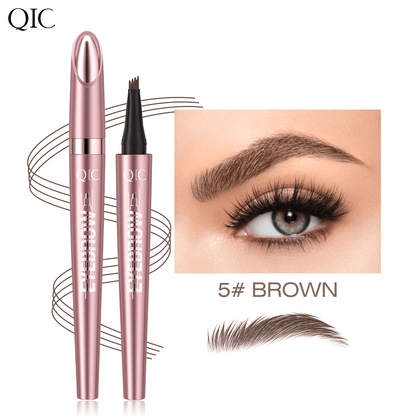 ✨Waterproof Micro-Fork Eyebrow Pencil, Long-Lasting Brow Pen for Natural Hair-Like Strokes