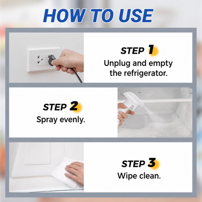 🔥🧊 Fast Defrost Spray for Fridge & Freezer