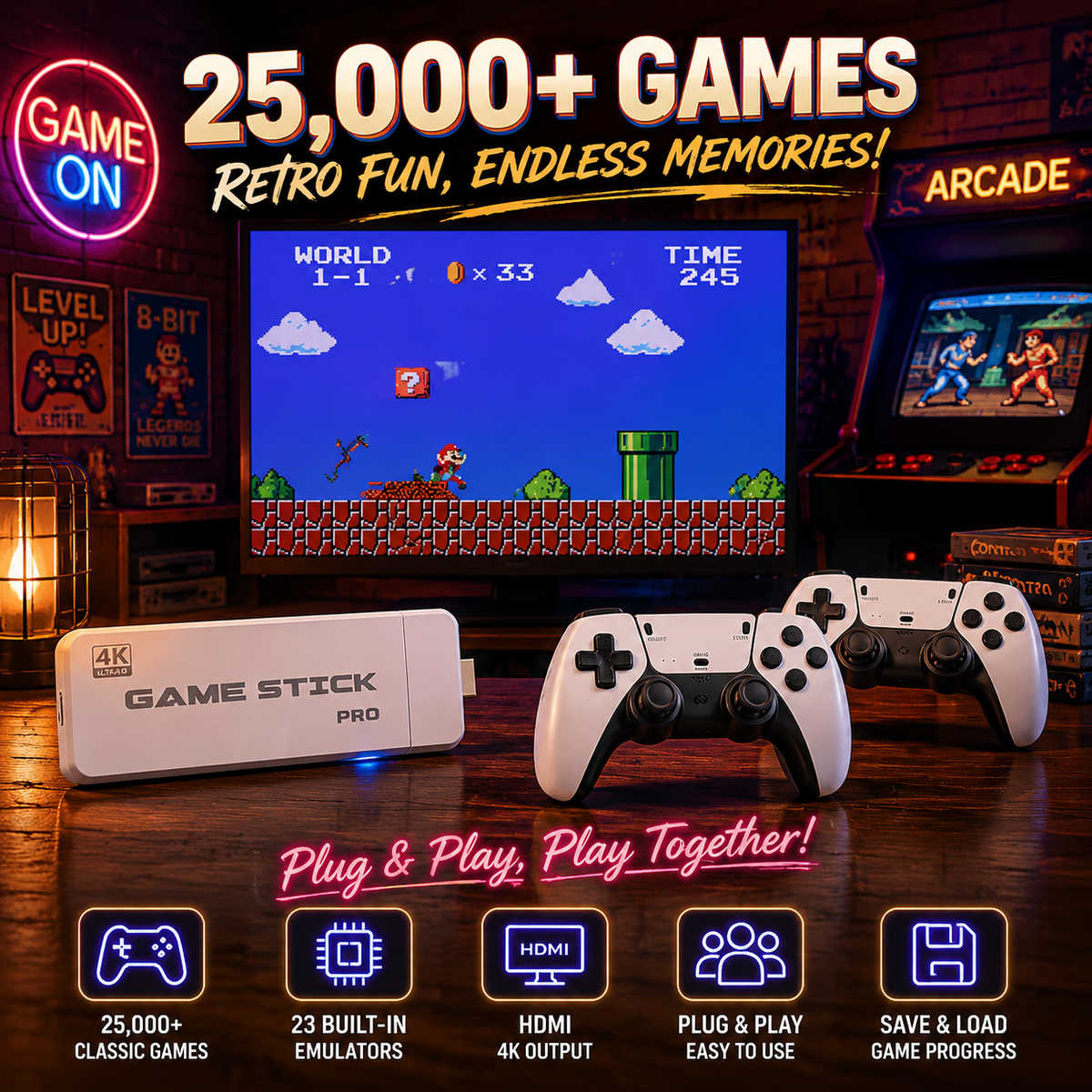 🎮  Limited-Time Deal: Plug & Play Game Stick