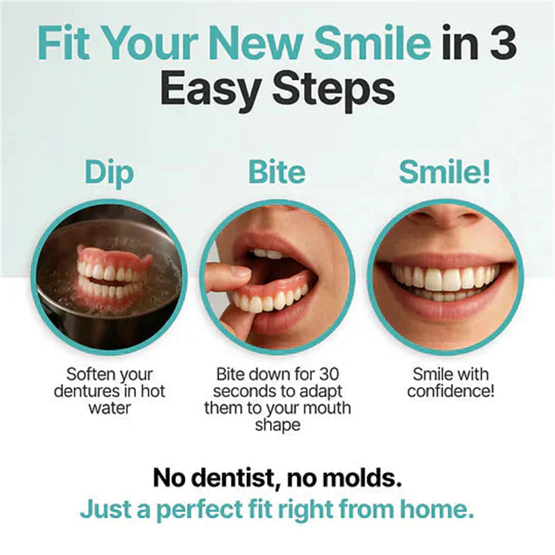 Custom-Fit Dentures -Designed for Comfort and a Natural-Looking Smile