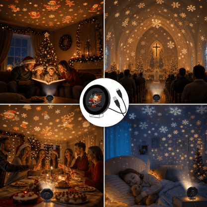🎅✨ Christmas Wonderland Projector – 6 or 10 HD Scenes