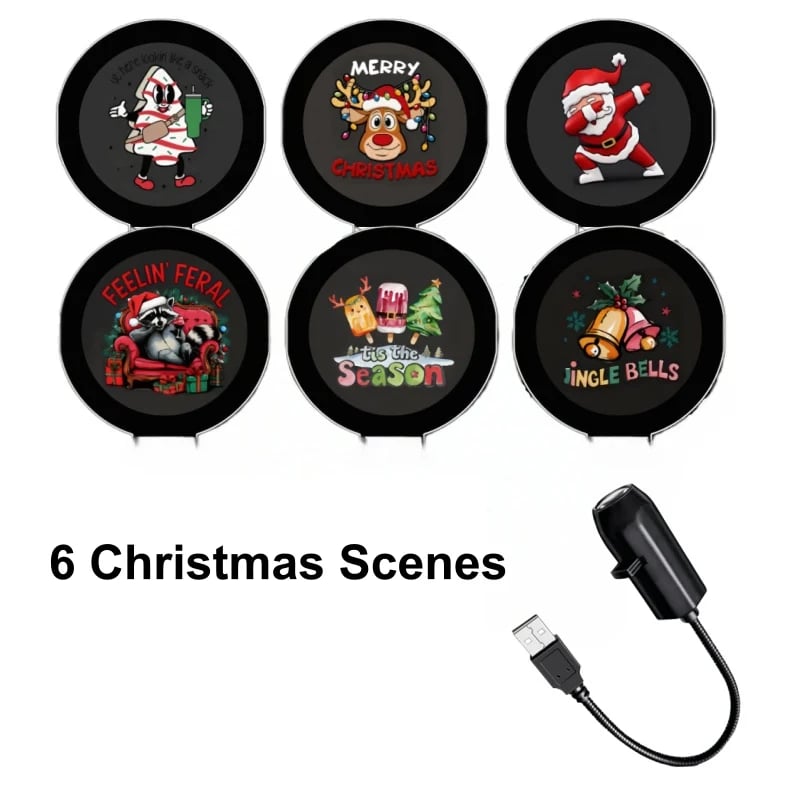 🎅✨ Christmas Wonderland Projector – 6 or 10 HD Scenes