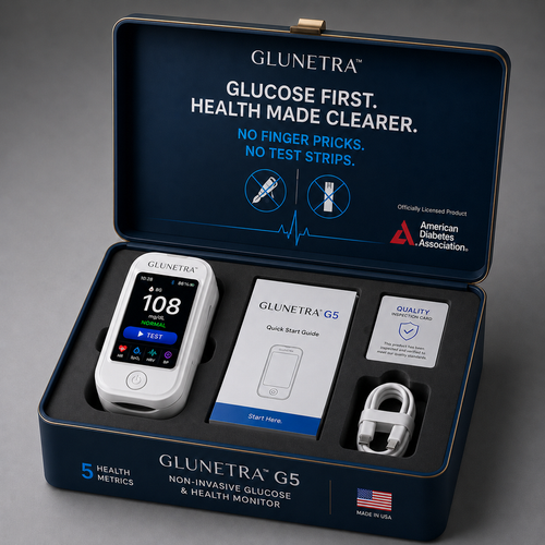 💥Non-Invasive Glucose & Health Monitor | 🩸 No Finger Pricks Blood Sugar Monitoring Device