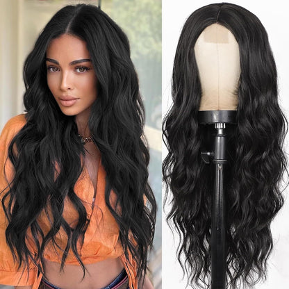 26-inch long gradient wavy wig