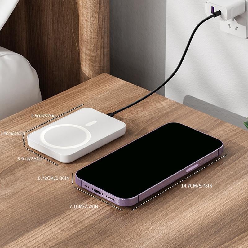 🔋 Magnetic Wireless Power Bank for iPhone
