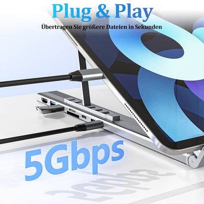 ⚡🔥 8-in-1 USB-C Laptop Stand,Best Gifts💻