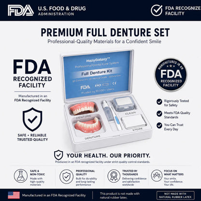Custom-Fit Dentures -Designed for Comfort and a Natural-Looking Smile