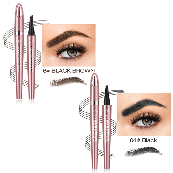 ✨Waterproof Micro-Fork Eyebrow Pencil, Long-Lasting Brow Pen for Natural Hair-Like Strokes